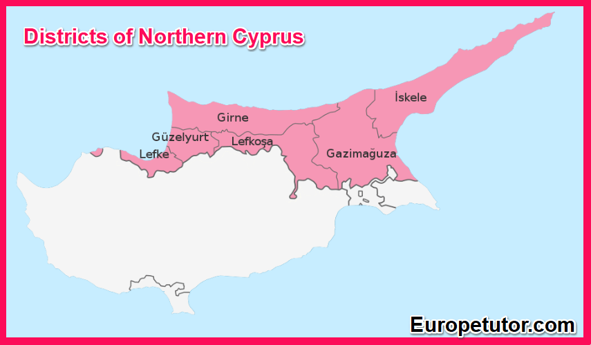 Districts of Northern Cyprus