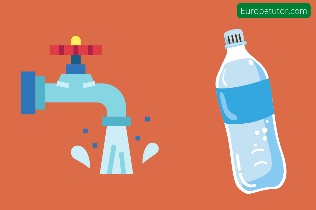 Tap water vs bottled water