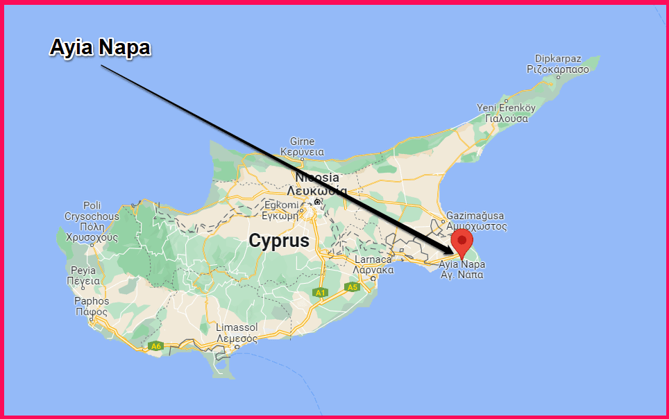 Where is Ayia Napa located