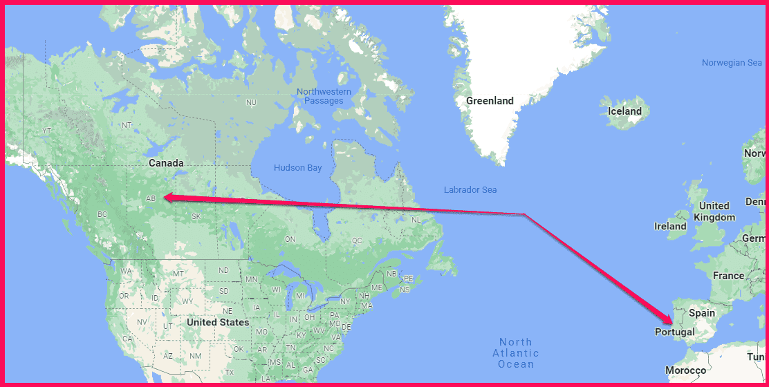 Fly from Canada to Lisbon Portugal