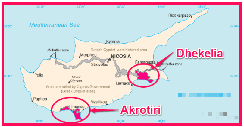 Foreign Military Bases in Cyprus Akrotiri and Dhekelia