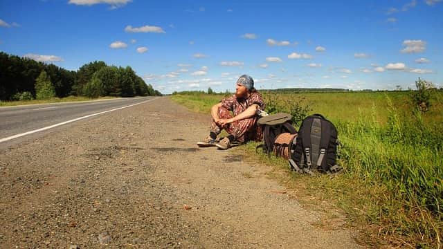 Pack lightly while hitchhiking in Poland
