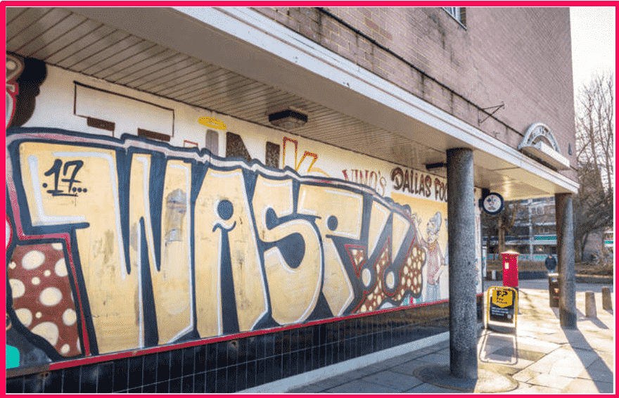 What does wasp graffiti mean in Poland?